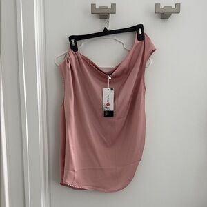 Elegant Blush Pink Tank Top